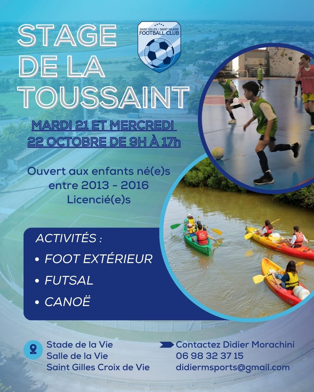 STAGE TOUSSAINT AU SGSH FC